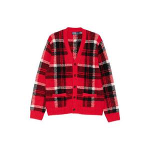 폴로 랄프로렌 플레이드 패턴 가디건 710980843001