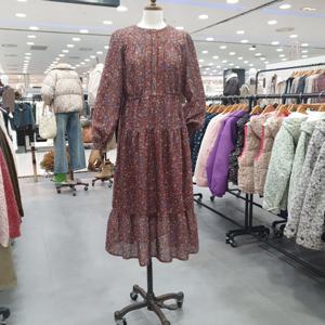 [써스데이아일랜드]플라워 패턴 롱 원피스 T248MOP238W