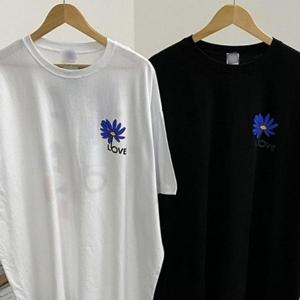 [엄지척]플라워 오버 러브 빅사이즈 306P448S 반팔티_19599315_6