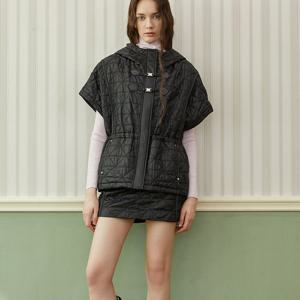 [에고이스트]허리 스트링 오버핏 퀼팅 베스트 ER4PV960