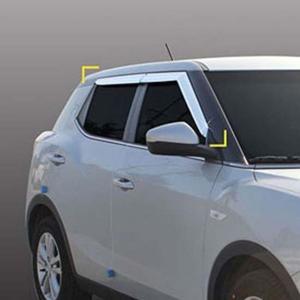 자동차햇빛가리개 티볼리 썬바이저 크롬 윈도우 바이저 햇빛 가리개