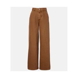 Ami Paris 코튼 트윌 와이드 팬츠 P01073974