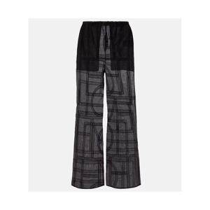 토템 코튼 실크 보일 와이드 팬츠 P01075240