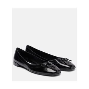 지미추 Scarlett 레더 발레리나 플랫 P01070981