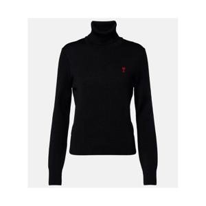 Ami Paris Ami de Cur 울 터틀넥 스웨터 P01073958