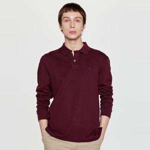 헤지스  25FW  남성 긴팔 피케 카라 티셔츠 HZTS5D431D2