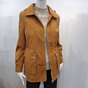 올리비아하슬러 HC04 탈,착후드 힙기장 점퍼 OHEFJP105