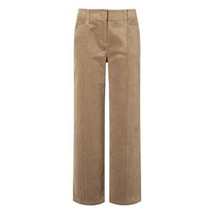 닥스 골프 여성 25FW PREMIUM 베이지 코듀로이 세미와이드 팬츠 DNPA5D719I3