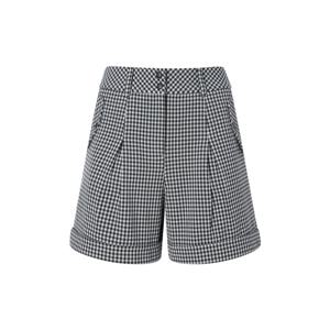 헤지스 골프 여성 25FW 그린 여성 체크 기모 롤업 숏팬츠 HWPA5D714E3