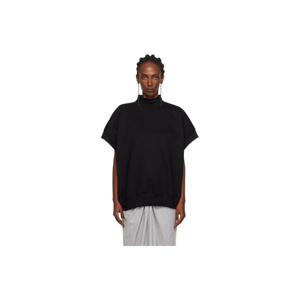 드리스반노튼 맨투맨 블랙 스웨트셔츠 탑 252358F098004