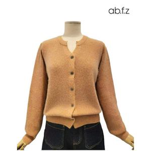 [에이비에프지]폭스 V넥 긴팔 니트 가디건 APZ4ZY33K