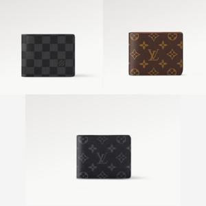 24SS 루이비통 남성 멀티플 월렛 반 지갑 모노그램 이클립스 다미에 M61695 M60895 N62663