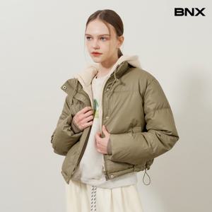 [비엔엑스]후드 레이어드 스트링 패딩 점퍼 (BX4JP001L0)