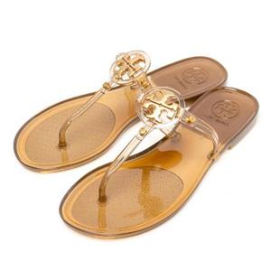 (스크래치) 라프리마 [TORY BURCH] 토리버치 미니 밀러 플랫 조리 샌들 65039-200-5