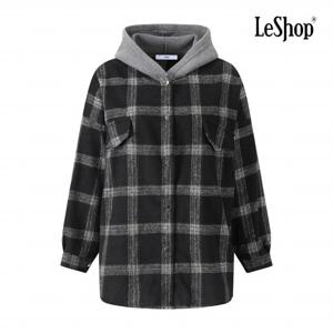 [르샵] 겉기모 겨울 체크 후드 셔츠 (BPABL011A)