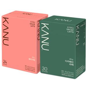 맥심 카누 돌체라떼 24T+디카페인라떼30T
