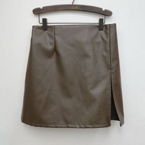 나야홍 / 아이우먼 니아미니레더팬츠스커트 LTT246M510 빅사이