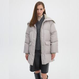 [올리브데올리브]니트 카라 아웃 포켓 구스 다운 점퍼 OP4WMA620