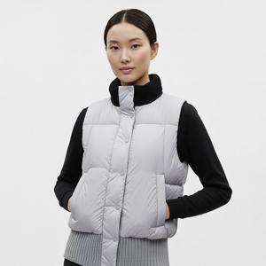 샵앤) 여성 하이넥 골프 패딩 조끼 LB-WVS-20897-그레이