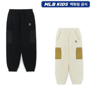 MLB키즈 아웃도어 기모 우븐 포켓 조거 팬츠 7APTB1356