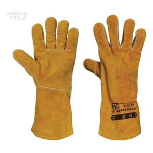자재 가드맨 소가죽 용접장갑 C-201 100EA