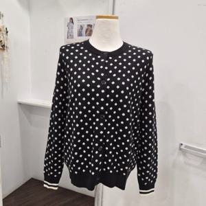 [올리비아로렌]도트 무늬 가디건 VOCBC3WC117