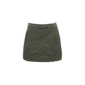 와이드앵글골프바지 KQJ WWW25351K7 여성 CO 랩 스커트형 퀼팅 하프팬츠 L (Khaki)