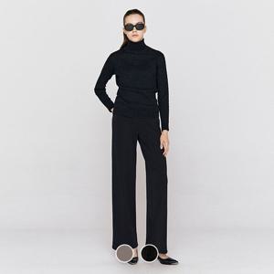 [지오다노/본사] 415928 여 기모 와이드 풀밴딩 팬츠