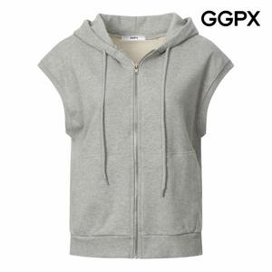 [GGPX] 코튼 후드 집업 베스트 (GP9VT017F)