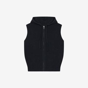 [베스띠벨리]니트후드집업베스트 BLVCX7927BK