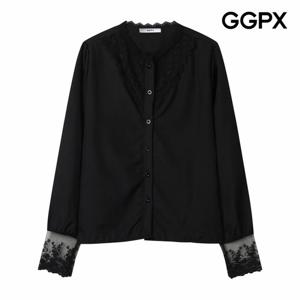 [GGPX] V레이스 버튼 블라우스 (GP9SH060F)