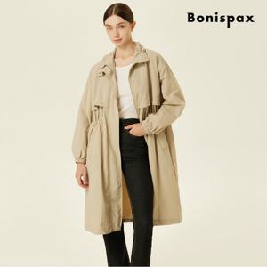 [보니스팍스] 셔링 롱 후드 야상 점퍼 (XP9JP005M0)