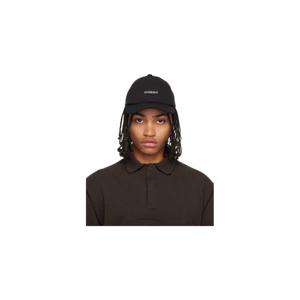 쟈크뮈스 볼캡 블랙 라 크루아제르 더 가조 볼캡 252553M139003