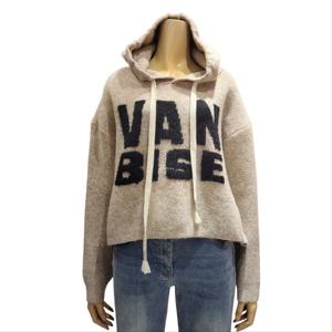 [반에이크]반레터링 후드 니트 (VB5YKTM328Z)