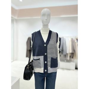 [숲]루즈핏 브이넥 니트조끼  SBAVKC13