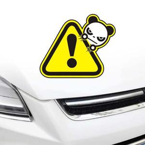 할인가 희망S 경고판다 차량용스티커 / 초보운전 초보운전 자동차 셀프 포인트 캐릭터스티커