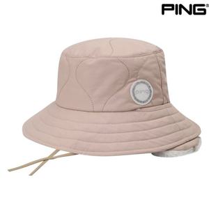 [핑]여성 퀼팅 귀달이 패딩 버킷햇 121D4CP451_BG_CJ