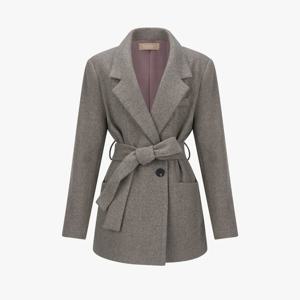 [아니베에프][아니베에프]모던 아웃포켓 하프 코트 A2BWJK550