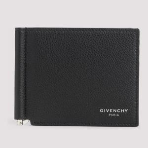 지방시 그레인드 가죽 로고 스탬프 머니 클립 BK60F1K213 001