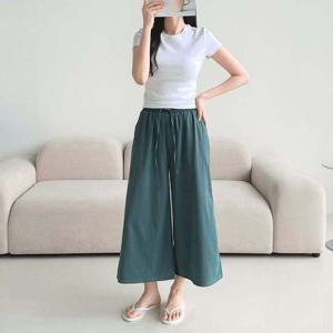 [오너클랜]인기상품 올리얀 빅와이드 아이스 8부 치마바지 SD-25