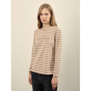 [올리비아로렌][올리비아로렌] 기모져지스트라이프티셔츠VVBAL4W