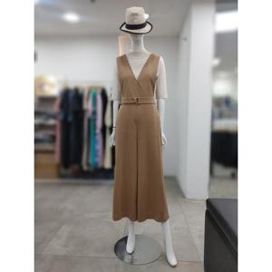 SI 세이브존04 브이넥 슬리브리스 와이드 점프수트 SJO1125030CA