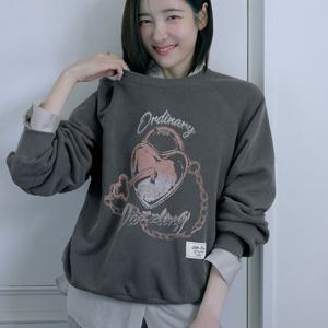 [주크] [ZOOC X 로렌정] 빈티지 그래픽 스웻셔츠 Z254PSM704