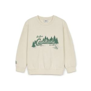 MLB키즈긴팔티 RQC 7AMTR0146-12CRD 데일리 아웃도어 그래픽 기모 맨투맨 세인트루인스 카디널스