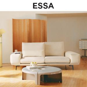 [에싸] 키보 3인 스윙기능 리브 패브릭 소파