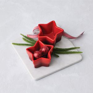 [르크루제] 스타 라메킨 2P세트-빨강