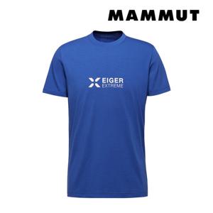 [마무트]아이거 로고 티셔츠 남성 M11E6TR001_BL_BK