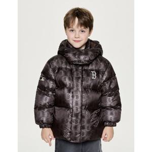 MLB키즈 모노그램 빈티지 덕다운 숏패딩 (7ADJM0256-43BRS)