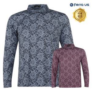 [페라어스]페라어스 남성 국산 패턴 스판 카라 골프셔츠 GCTF5TH