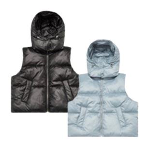 [행텐][모다부평]여성 후드 디테쳐블 크롭 베스트10490-114-813-